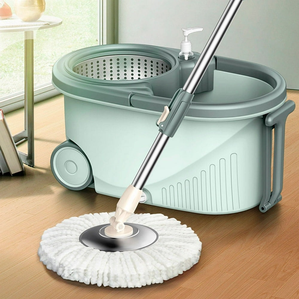 spin mop and mop bucket
